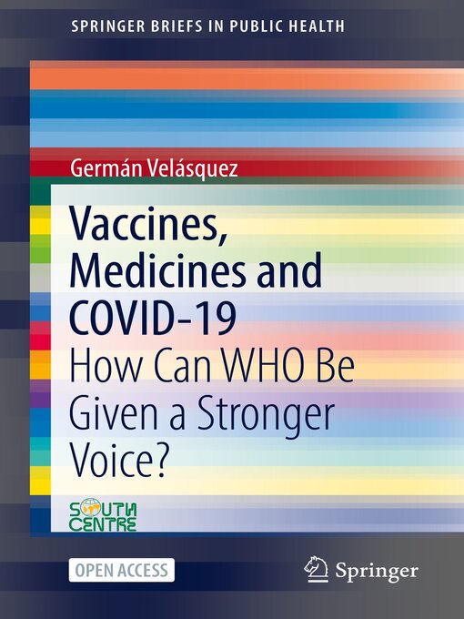 Title details for Vaccines, Medicines and COVID-19 by Germán Velásquez - Available